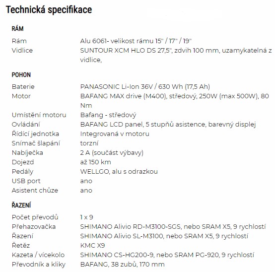 e-guera 7.7-S specifikace 1